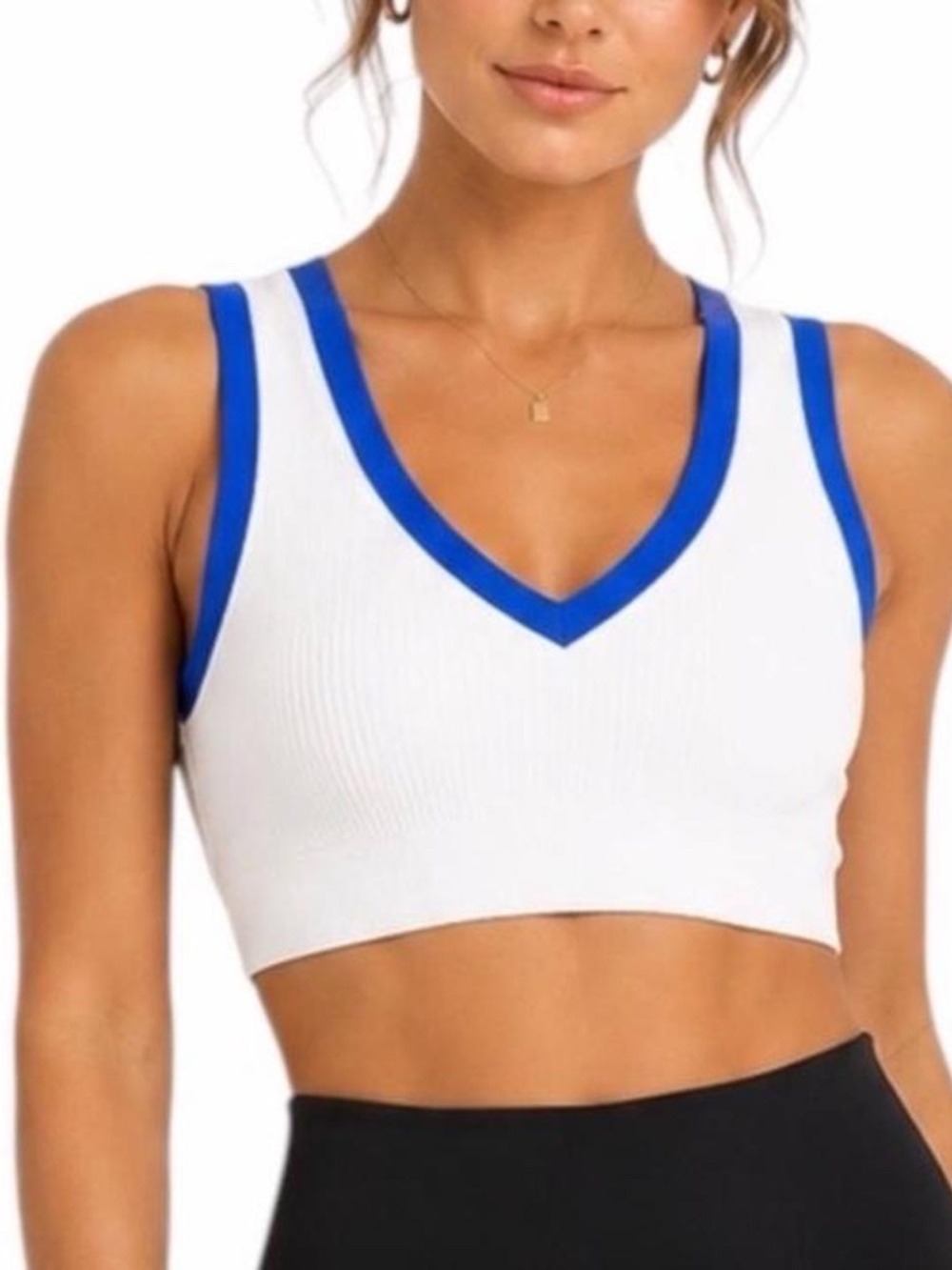 Offline By Aerie Purple Plunge Sports Bra